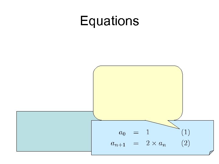 Equations 