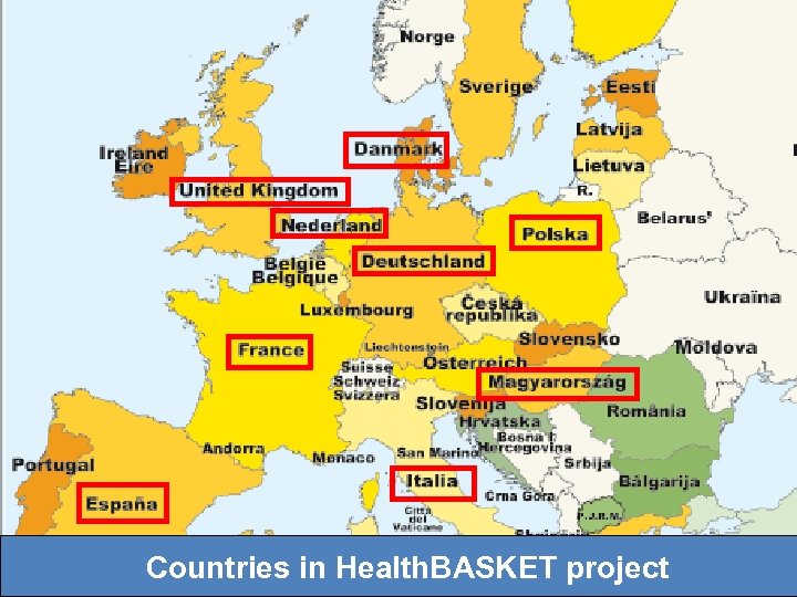 Countries in Health. BASKET project 