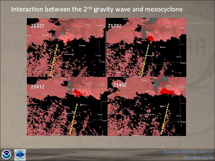 Interaction between the 2 nd gravity wave and mesocyclone 2132 Z 2141 Z 2137