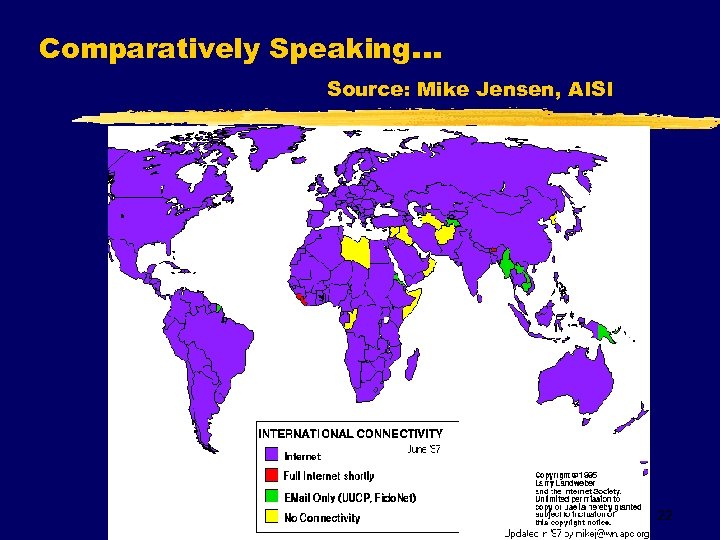 Comparatively Speaking… Source: Mike Jensen, AISI 22 