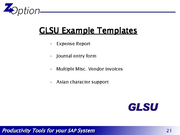 GLSU Example Templates – Expense Report – Journal entry form – Multiple Misc. Vendor