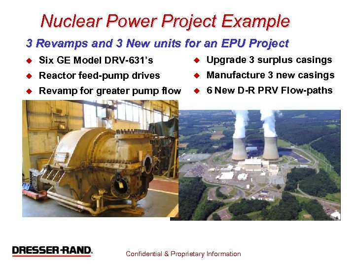 Nuclear Power Project Example 3 Revamps and 3 New units for an EPU Project