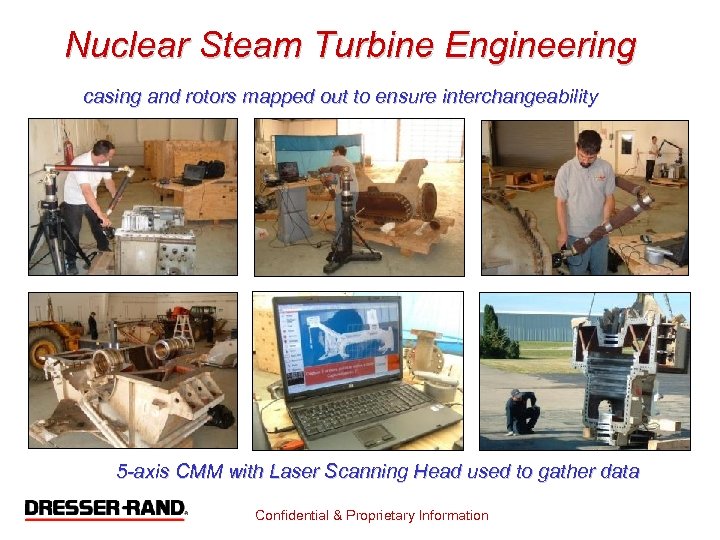 Nuclear Steam Turbine Engineering casing and rotors mapped out to ensure interchangeability 5 -axis