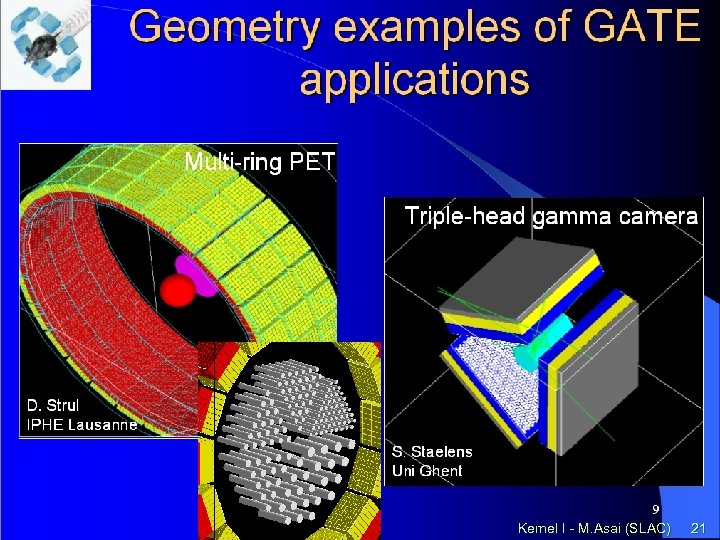 Kernel I - M. Asai (SLAC) 21 