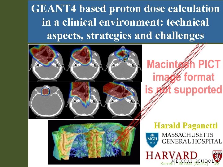 GEANT 4 based proton dose calculation in a clinical environment: technical aspects, strategies and