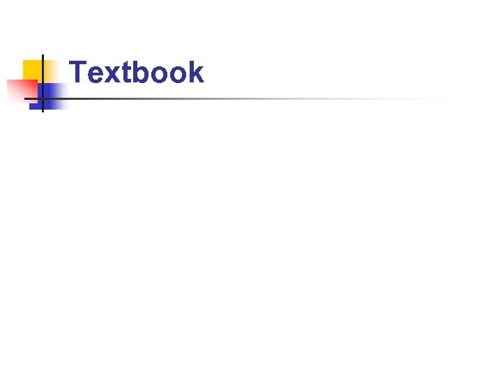 Textbook 