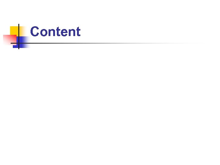 Content 