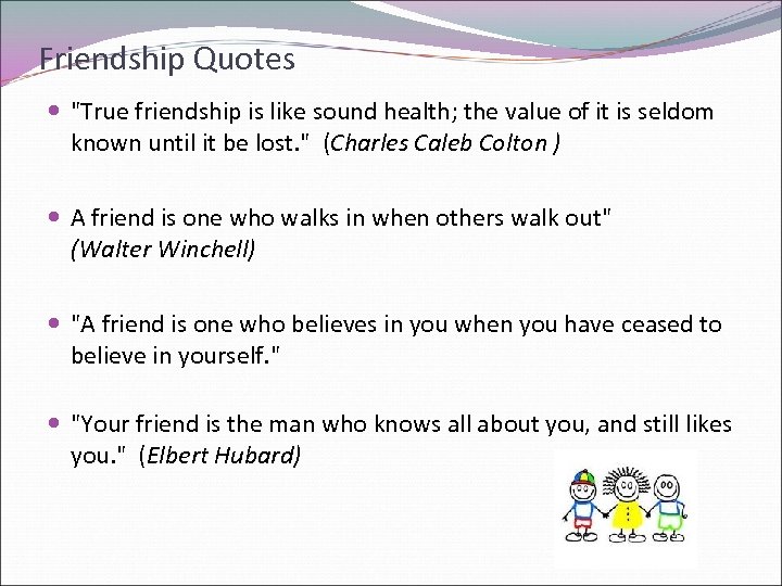Friendship Quotes 