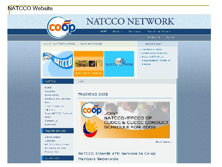 NATCCO Website 