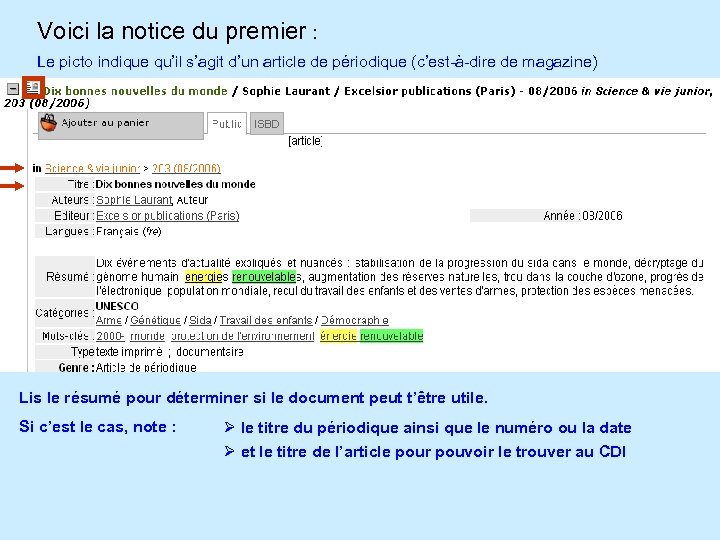 Voici la notice du premier : Le picto indique qu’il s’agit d’un article de