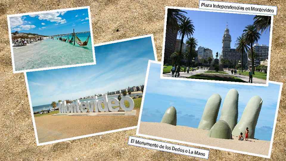 Plaza Independe ncias en Montevid eo El Monu mento d e los De dos