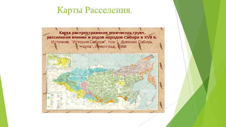  Карты Расселения. 