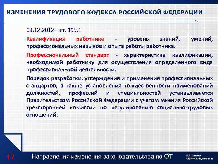 Ст 2012. Изменения в трудовом праве. Изменения в ТК. Квалификация в трудовом кодексе. Молодой специалист по трудовому кодексу РФ.