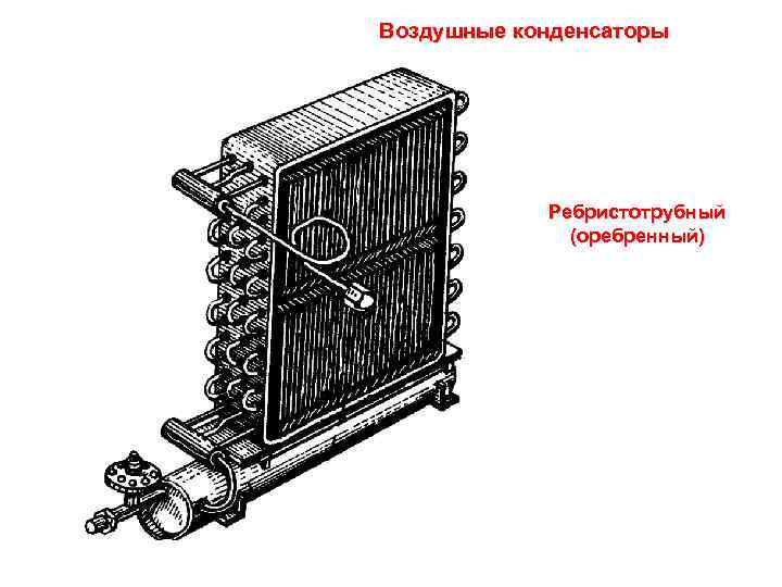 Воздушные конденсаторы Ребристотрубный (оребренный) 