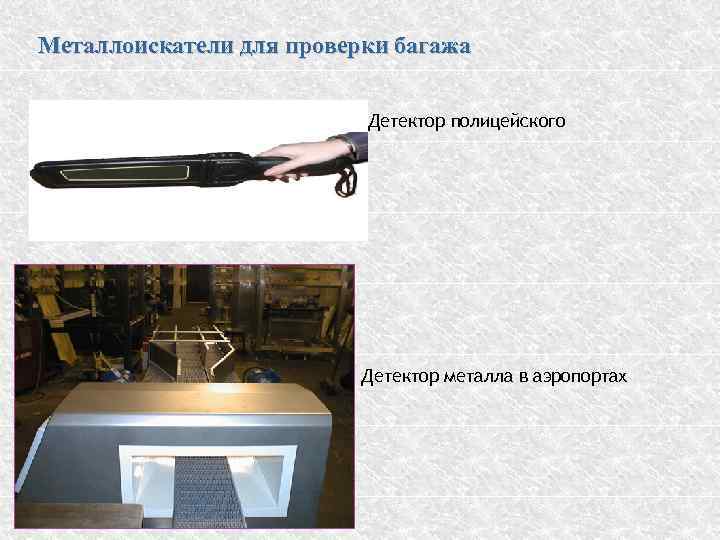 Металлоискатели для проверки багажа Детектор полицейского Детектор металла в аэропортах 