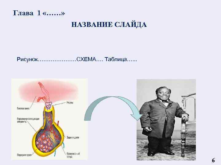 Глава 1 «……» НАЗВАНИЕ СЛАЙДА Рисунок…………………СХЕМА…. Таблица…. . . 6 