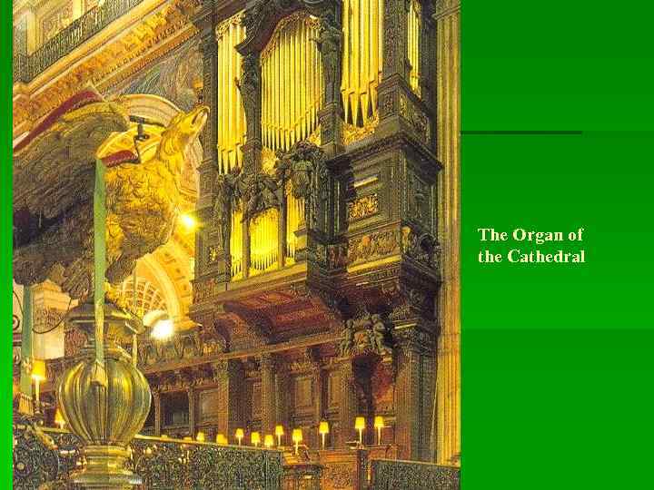 The Organ of the Cathedral 