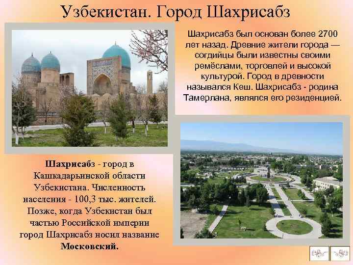 Узбекистан шахрисабз карта