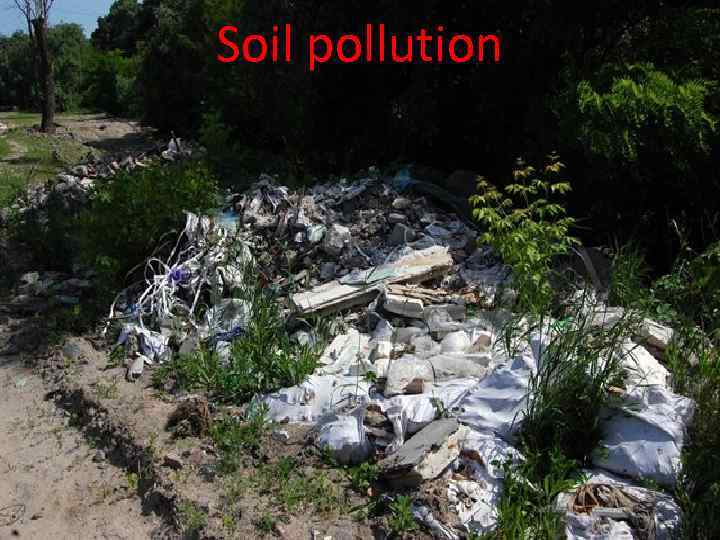 Soil pollution 