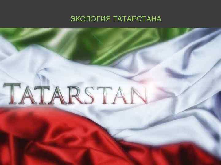  ЭКОЛОГИЯ ТАТАРСТАНА 