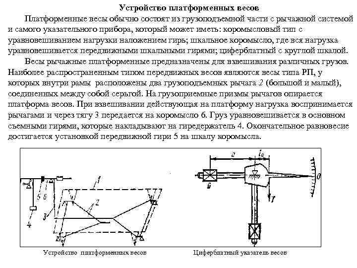 Устройство весов