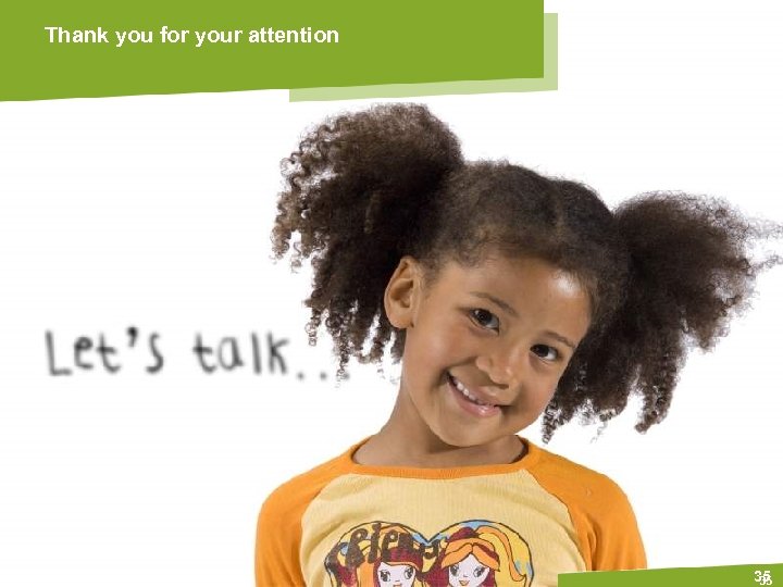 Thank you for your attention 35 35 