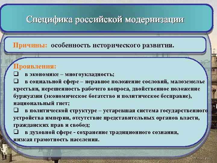 Российская модернизация начала 20 века презентация