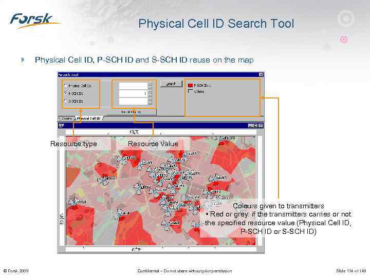 Physical Cell ID Search Tool Physical Cell ID, P-SCH ID and S-SCH ID reuse