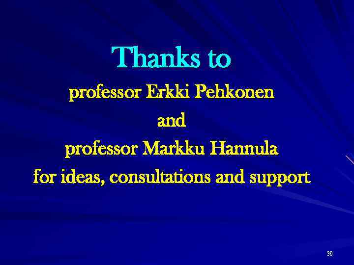 Thanks to professor Erkki Pehkonen and professor Markku Hannula for ideas, consultations and support