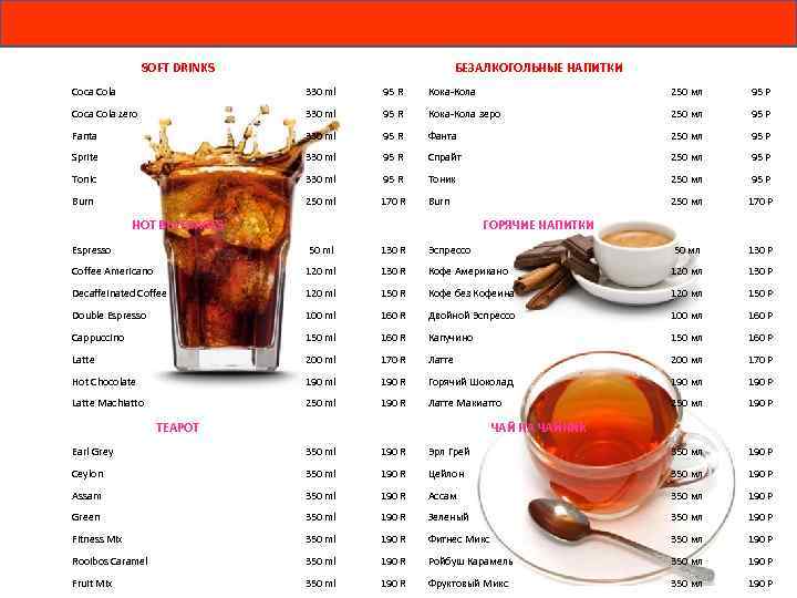 SOFT DRINKS Coca Cola 330 ml 95 R Coca Cola zero 330 ml Fanta