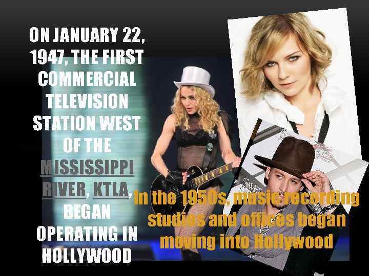 ON JANUARY 22, 1947, THE FIRST COMMERCIAL TELEVISION STATION WEST OF THE MISSISSIPPI RIVER,