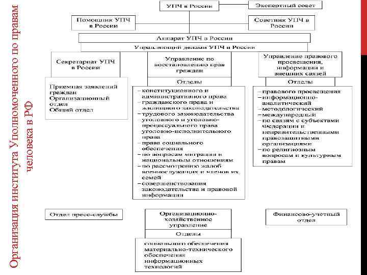 Организация института Уполномоченного по правам человека в РФ 