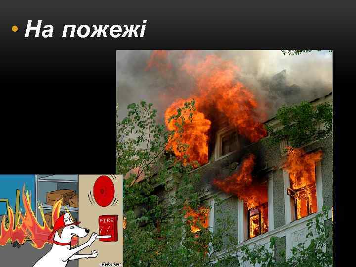  • На пожежі 