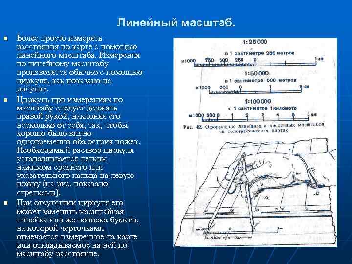 Как измеряется масштаб плана