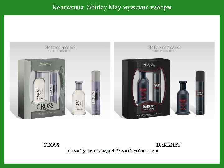 Коллекция Shirley May мужские наборы CROSS DARKNET 100 мл Туалетная вода + 75 мл