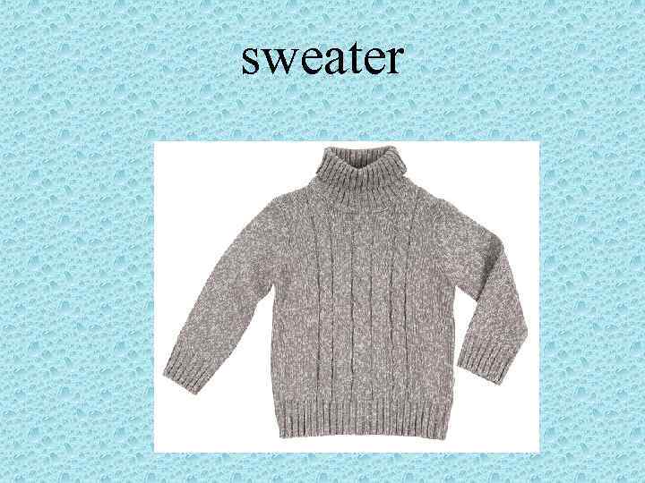 sweater 