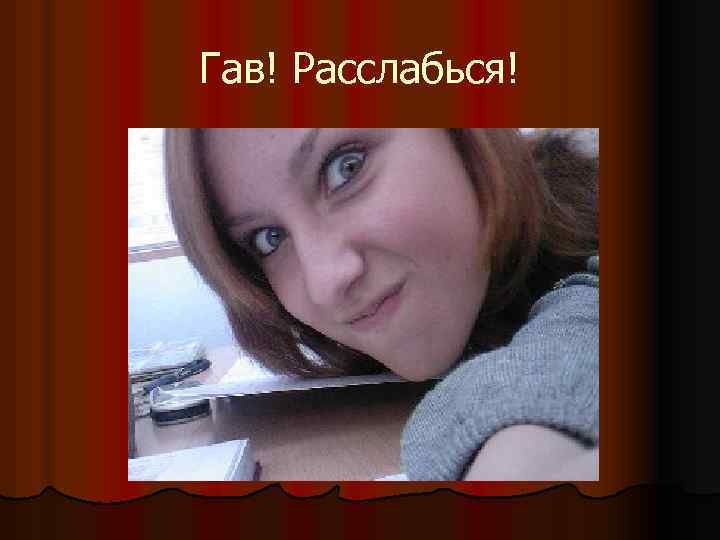 Гав! Расслабься! 