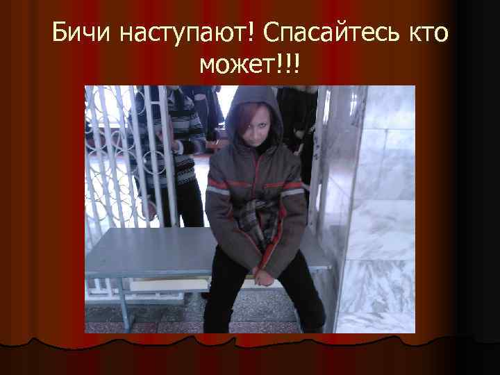 Бичи наступают! Спасайтесь кто может!!! 