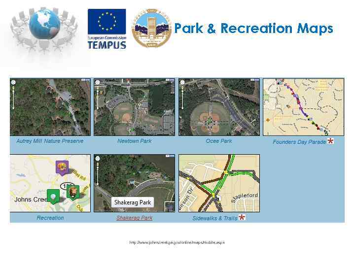 Park & Recreation Maps http: //www. johnscreekga. gov/online/maps/mobile. aspx 