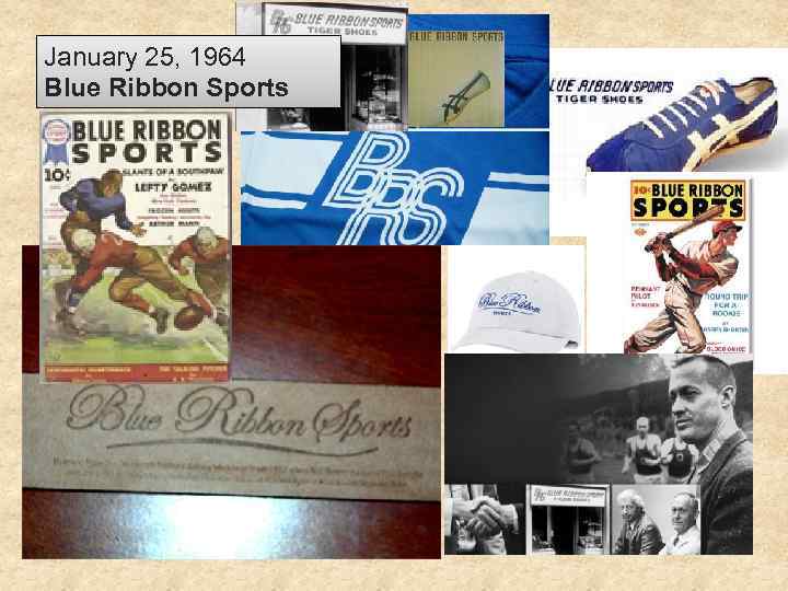 blue ribbon sports 1964