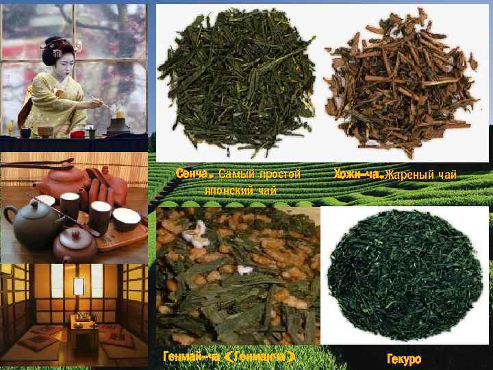 Сенча. Самый простой японский чай Генмай-ча (Генманча) Хожи-ча. Жареный чай Гекуро 