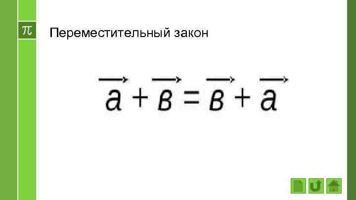 Переместительный закон 