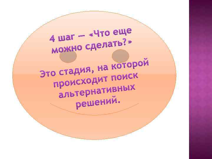 Что еще 4 шаг — « елать ? » ожно сд м 