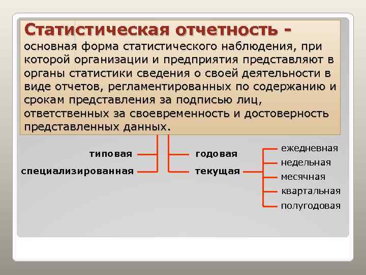 Организационный план статистического наблюдения регламентирует