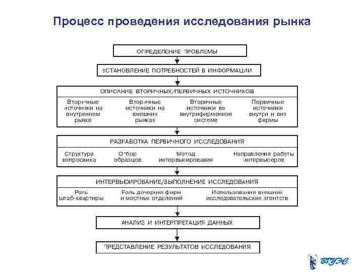 Процесс проведения исследования рынка 