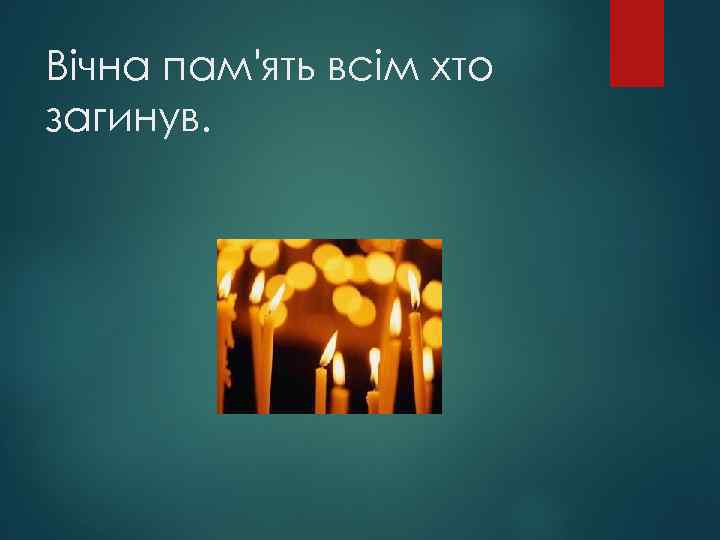 Вічна пам'ять всім хто загинув. 