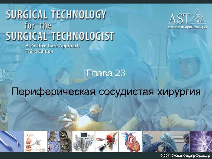 Глава 23 Периферическая сосудистая хирургия © 2008 Delmar Cengage Learning. 