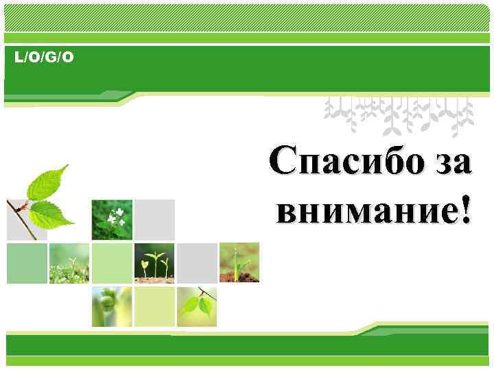 L/O/G/O Спасибо за внимание! 