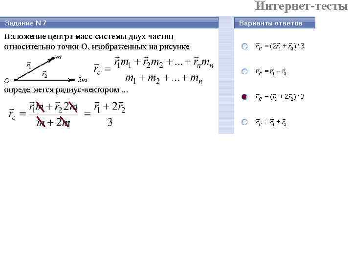 Интернет-тесты 
