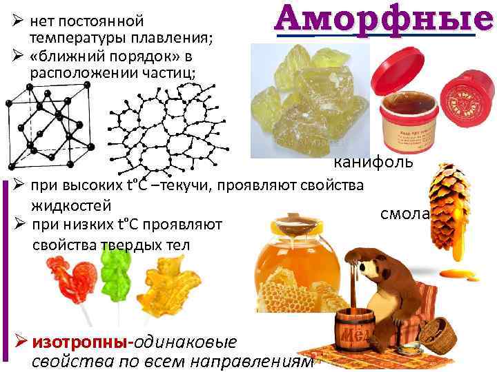 Аморфные тела плавление аморфных тел